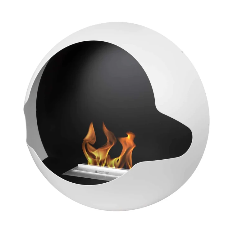 Biokominek wiszący VAUNI CUPOLA white