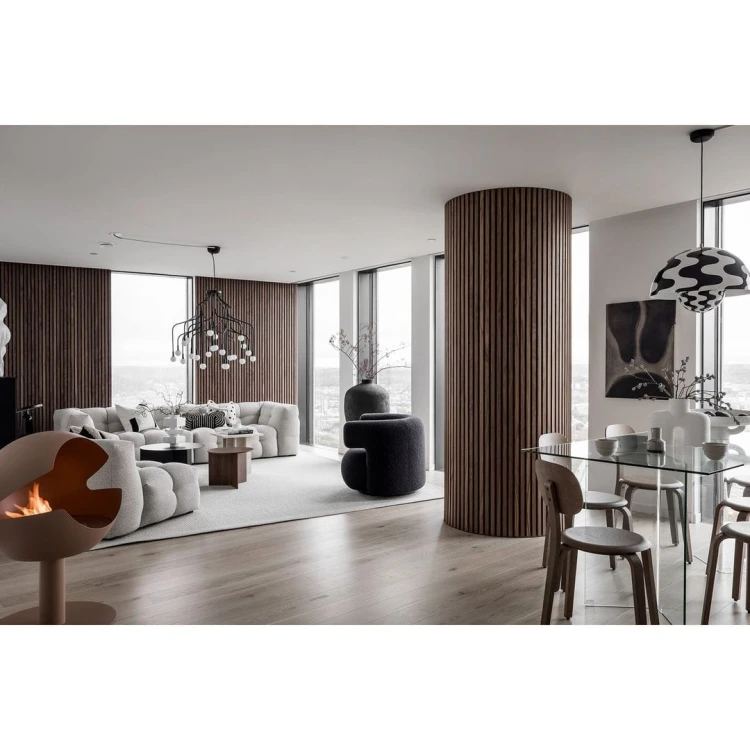 Biokominek wolnostojący VAUNI GLOBE HIGH CORAL