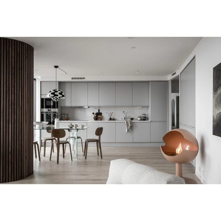 Biokominek wolnostojący VAUNI GLOBE HIGH CORAL