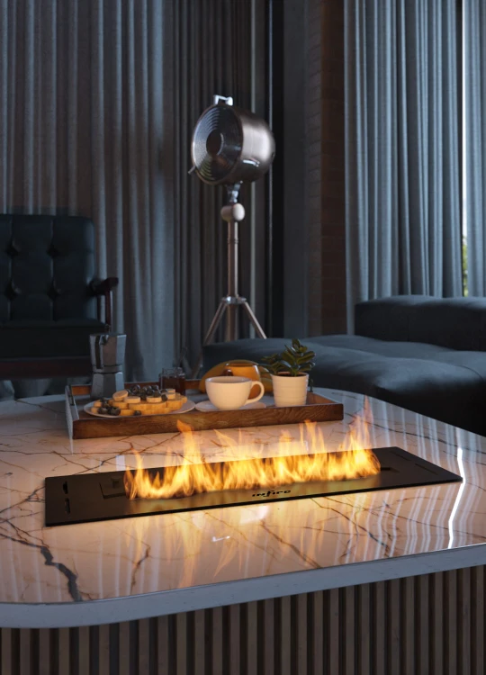 Palnik na biopaliwo SLIM LINE BURNER 500 BLACK