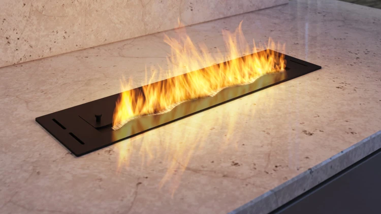 Palnik na biopaliwo SLIM LINE BURNER 600 BLACK