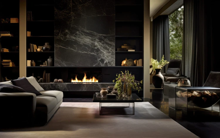 Palnik na biopaliwo SLIM LINE BURNER 1000 BLACK