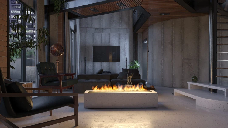 Palnik na biopaliwo SLIM LINE BURNER 1200 BLACK