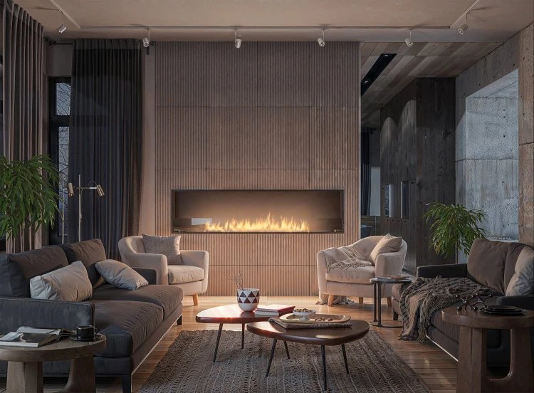 Biokominek do zabudowy SLIM LINE INSIDE 2000