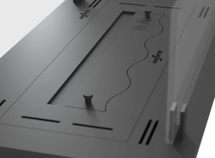 Wkład SLIM LINE INSERT 600 BLACK do zabudowy w meblach