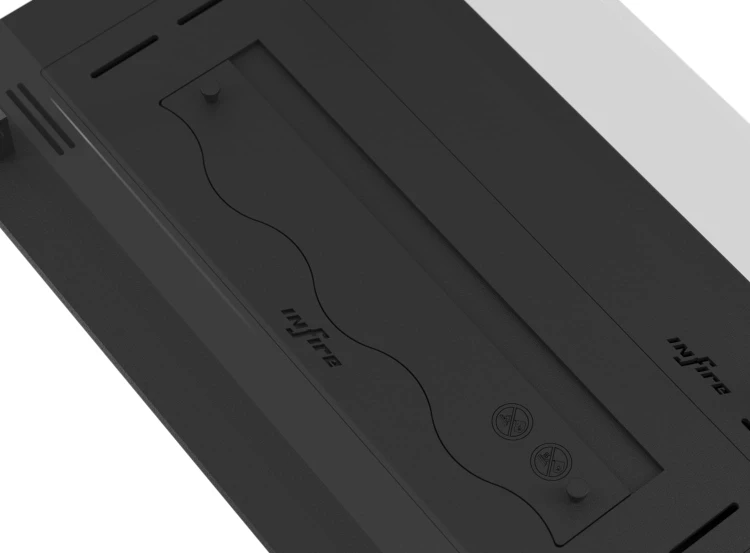 Wkład SLIM LINE INSERT 600 BLACK do zabudowy w meblach