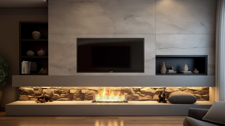 Wkład SLIM LINE INSERT 600 BLACK do zabudowy w meblach