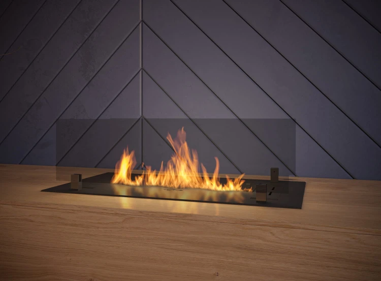 Wkład SLIM LINE INSERT 600 BLACK do zabudowy w meblach