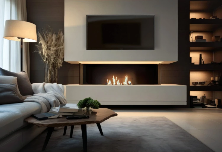 Wkład SLIM LINE INSERT 800 BLACK do zabudowy w meblach