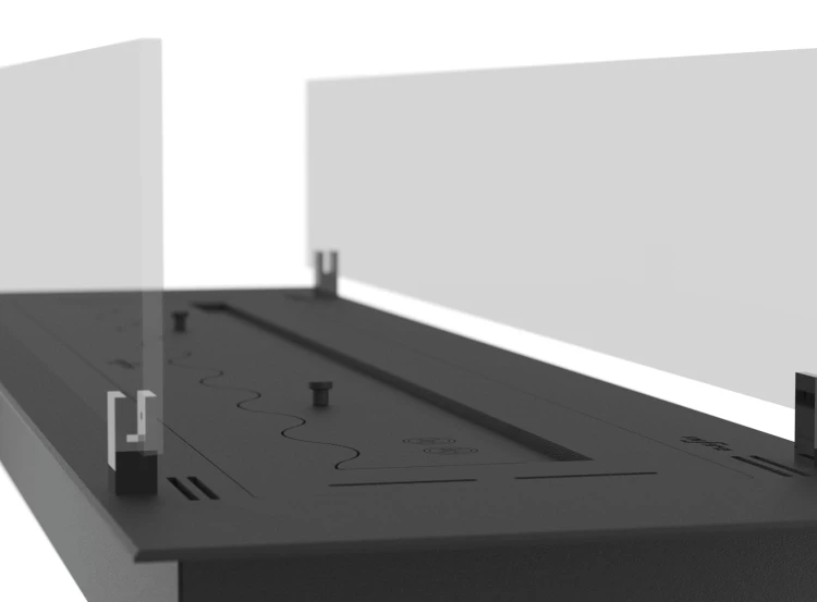 Wkład SLIM LINE INSERT 1000 BLACK do zabudowy w meblach