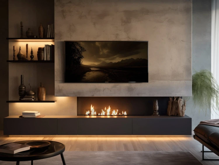 Wkład SLIM LINE INSERT 1000 BLACK do zabudowy w meblach