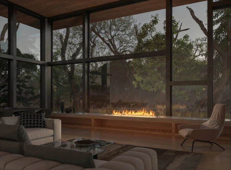 Wkład SLIM LINE INSERT 2000 BLACK do zabudowy w meblach