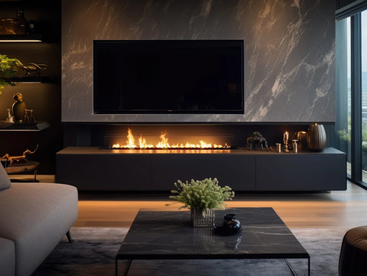 Wkład SLIM LINE INSERT 2000 BLACK do zabudowy w meblach