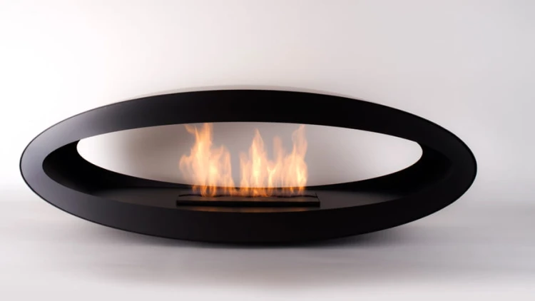 Biokominek wolnostojący MERU BLACK 1115