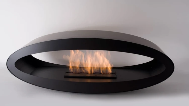 Biokominek wolnostojący MERU BLACK 1115