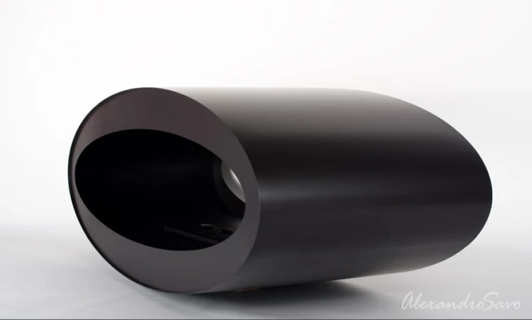 Biokominek wolnostojący MERU BLACK 1115