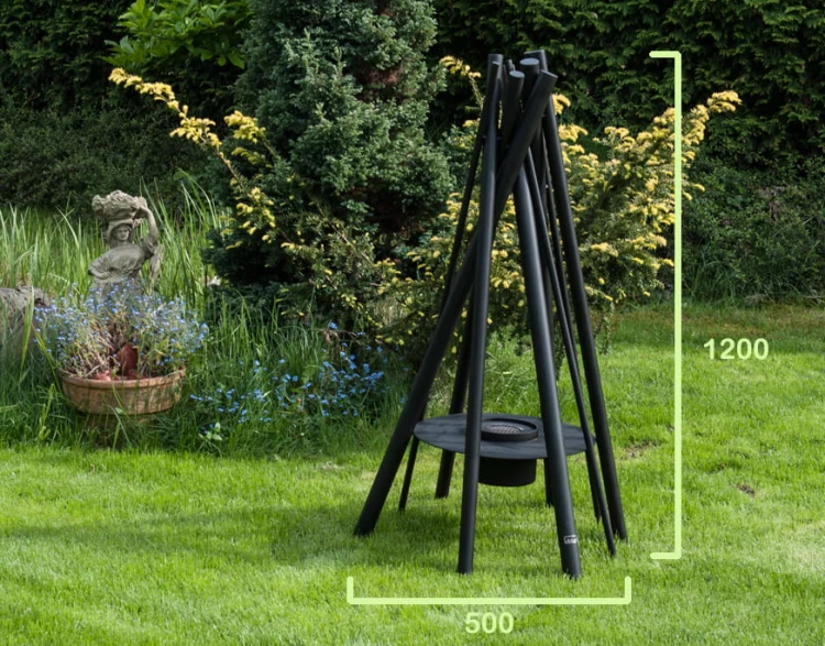 Biokominek wolnostojący ogrodowy TAVURVUR 1200