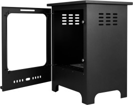 Biokominek koza MINI czarny mat z szybą