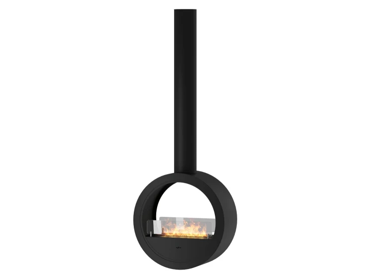 Biokominek sufitowy INCYRCLE 2Side czarny