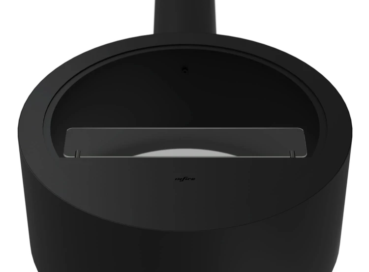 Biokominek sufitowy INCYRCLE 2Side czarny