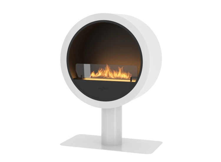 Biokominek wolnostojący INCYRCLE STAND biały