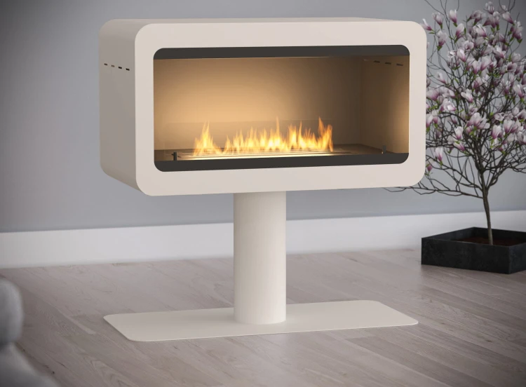 Biokominek wolnostojący INECCO biały