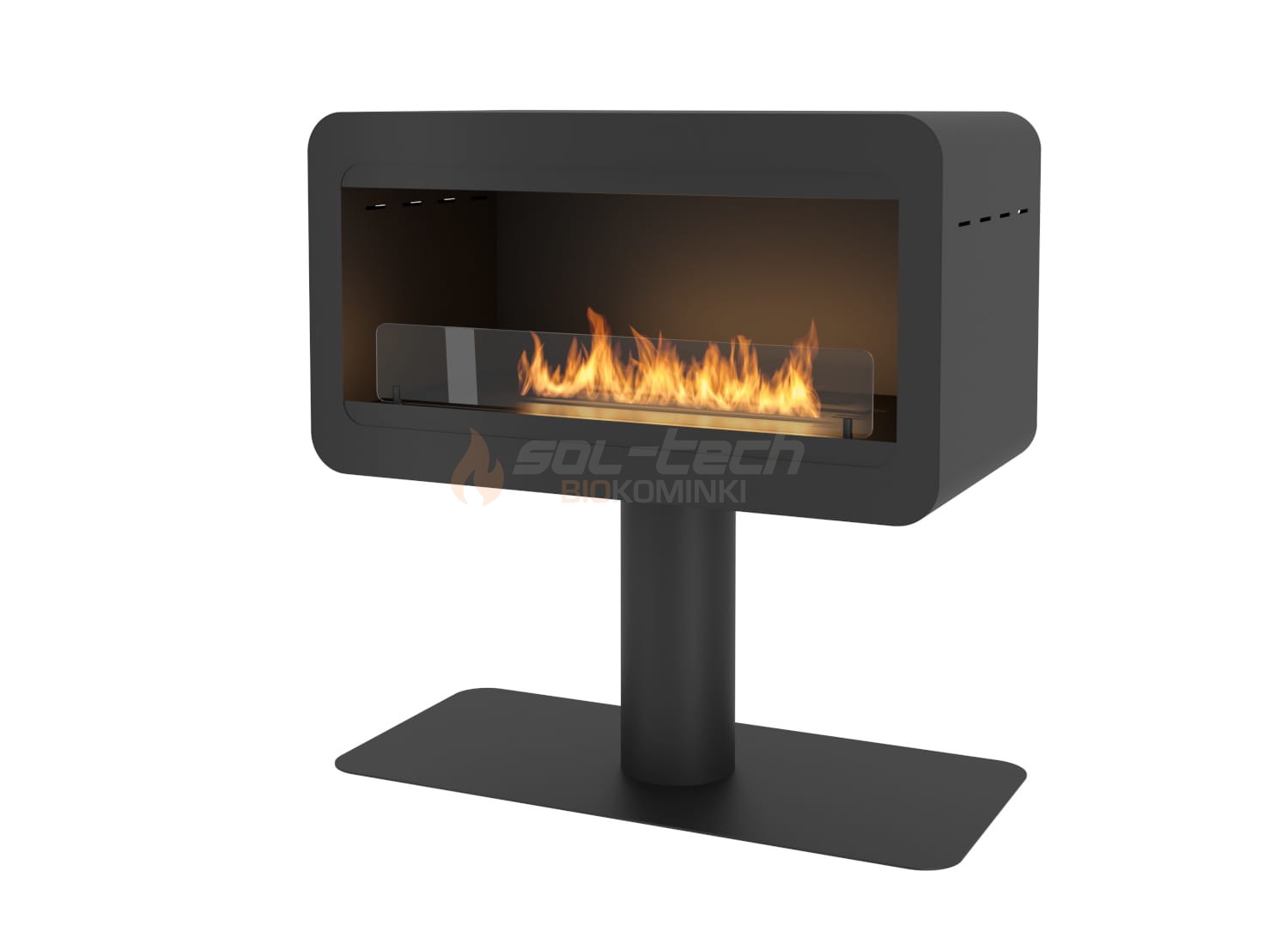 Biokominek wolnostojący INECCO czarny