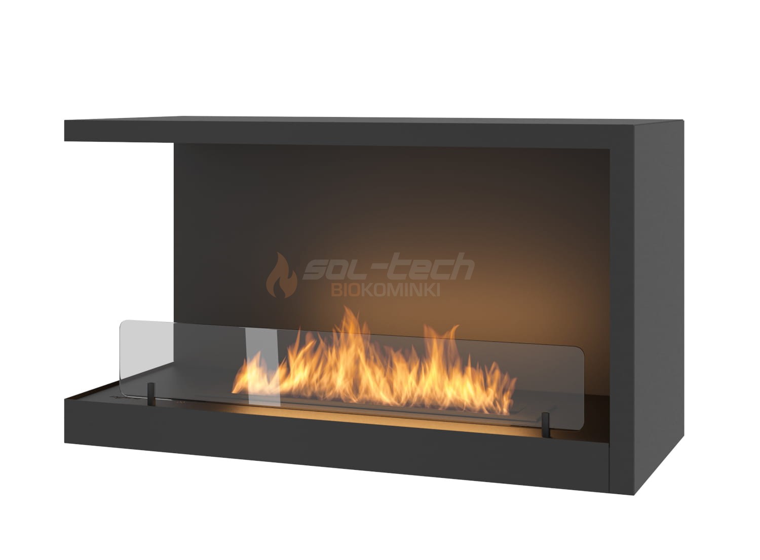 Biokominek narożny INSIDE L800 Vers2