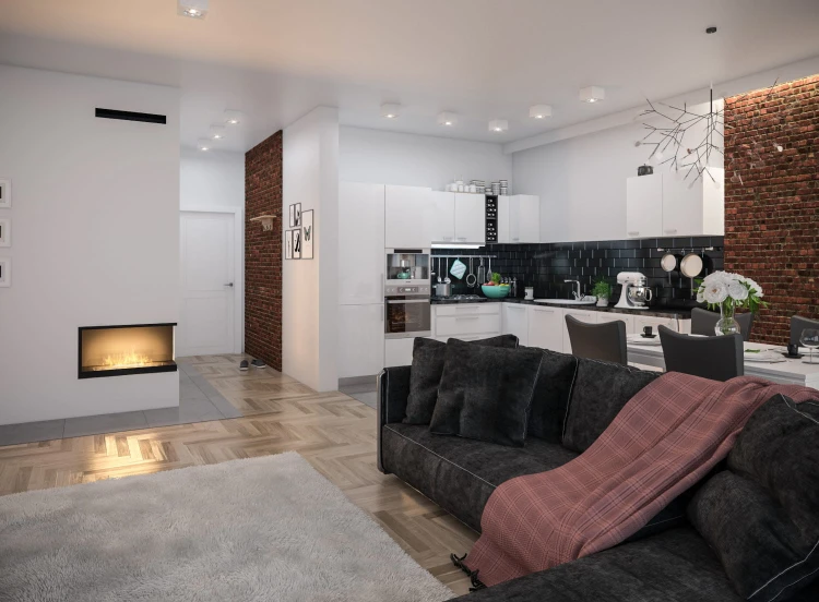 Biokominek narożny INSIDE P800 Vers2