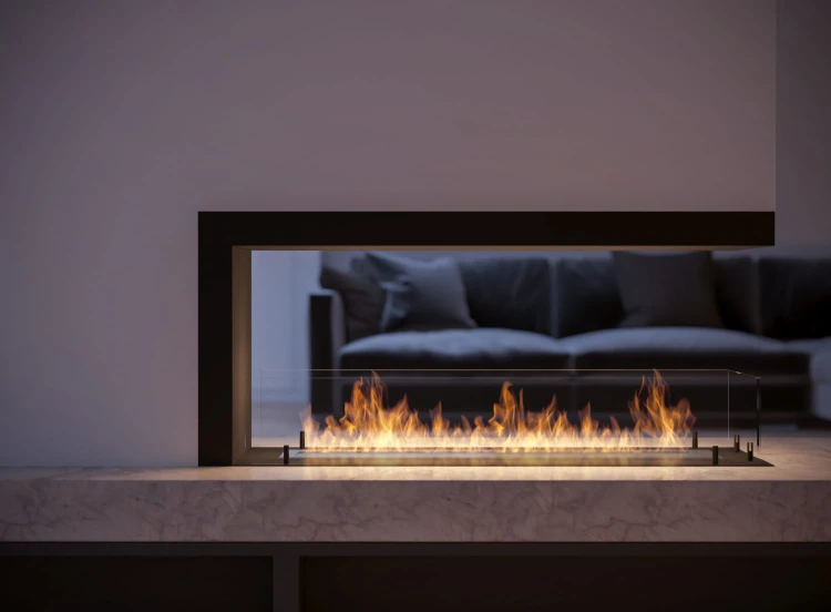 Biokominek trójstronny INSIDE U1000 Vers 2