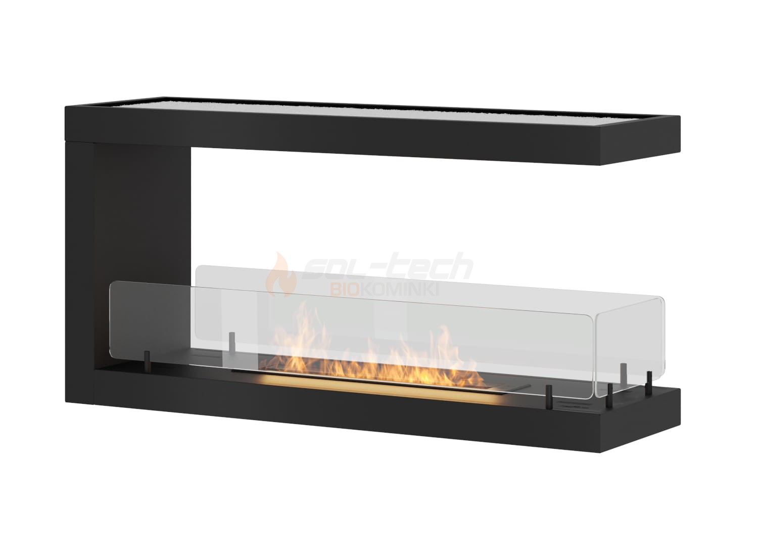 Biokominek trójstronny INSIDE U1000 Vers 1