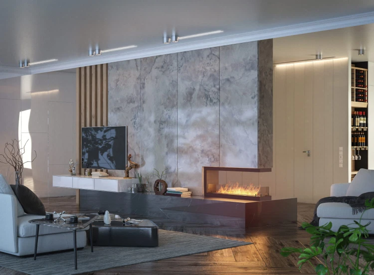 Biokominek trójstronny INSIDE U1200