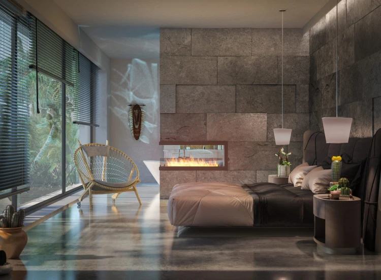 Biokominek trójstronny INSIDE U1200