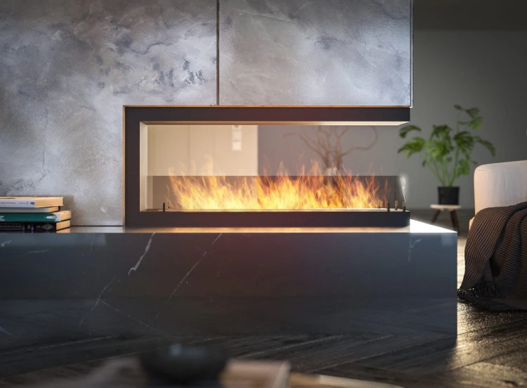 Biokominek trójstronny INSIDE U1200