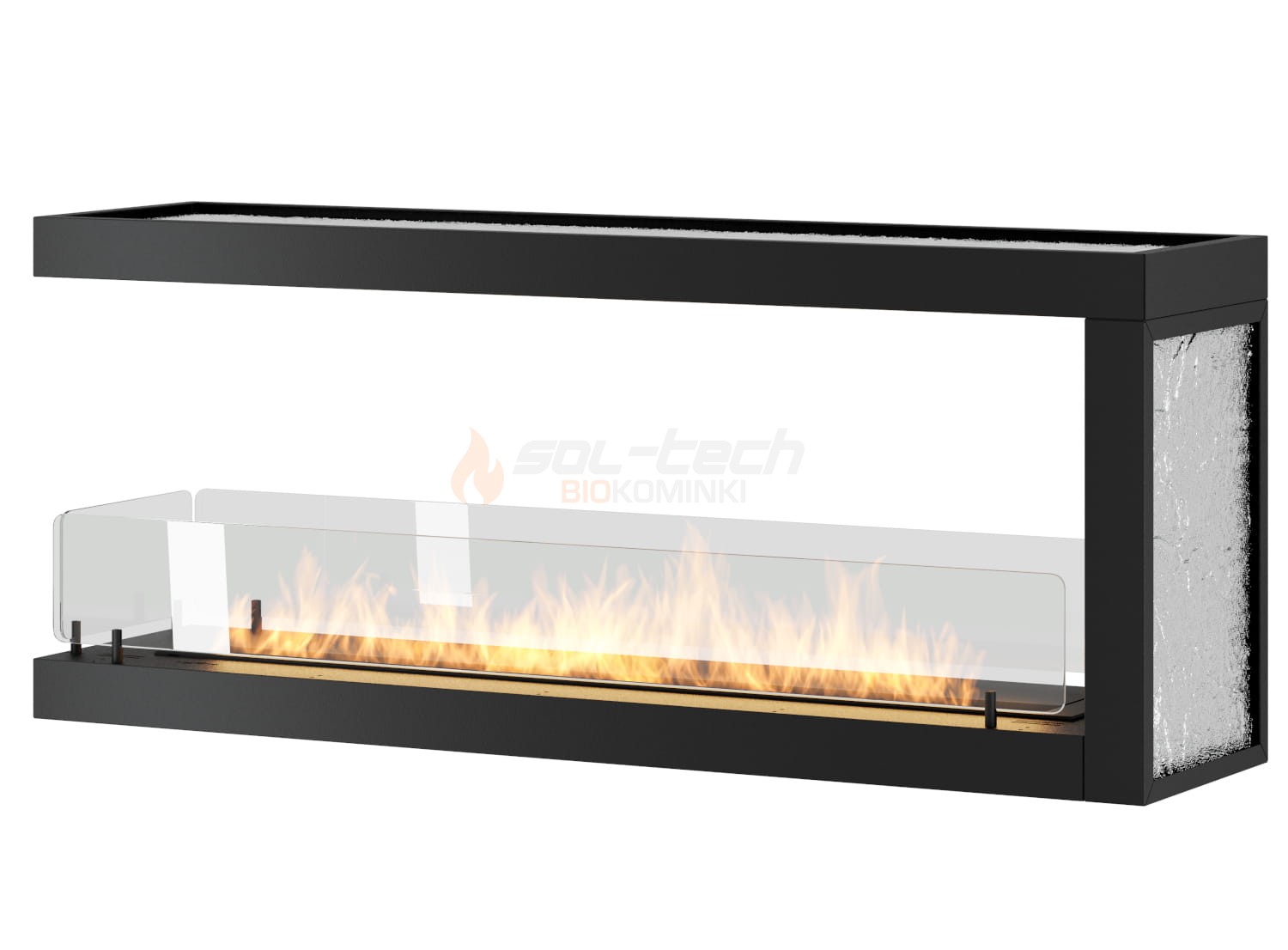 Biokominek trójstronny INSIDE U1200