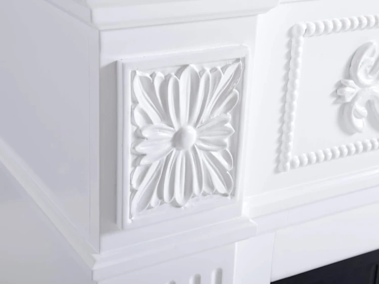 Kominek elektryczny portalowy Toscana AF23S biały