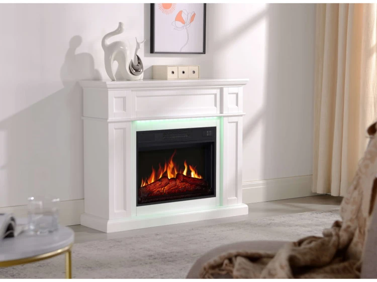 Kominek elektryczny portalowy ArtiFlame Linz AF23S biały LED