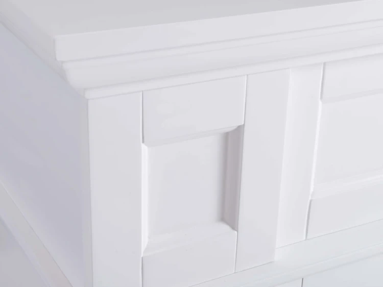 Kominek elektryczny portalowy ArtiFlame Linz AF23S biały LED