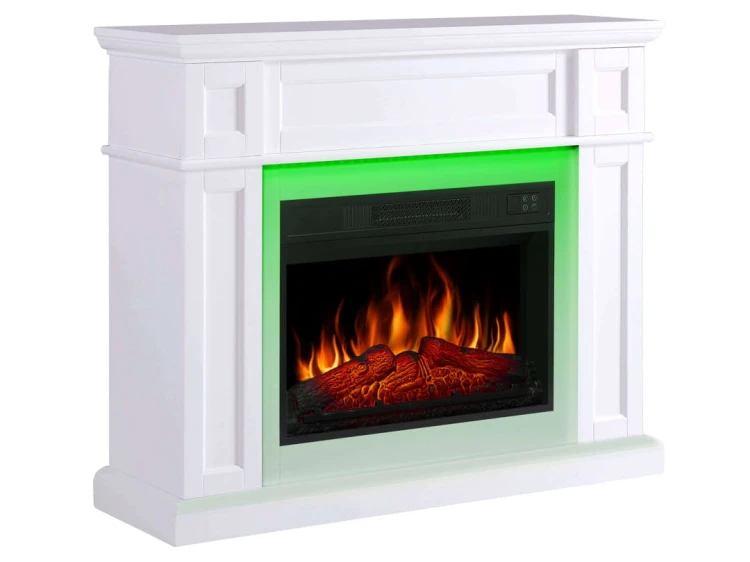 Kominek elektryczny portalowy ArtiFlame Linz AF23S biały LED