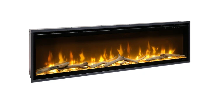 Wkład kominkowy elektryczny DIMPLEX Ignite Evolve 60 z drewnem dryftowym i grysem szklanym (w standardzie)