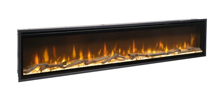 Wkład kominkowy elektryczny DIMPLEX Ignite Evolve 74 z drewnem dryftowym i grysem szklanym (w standardzie)