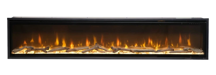 Wkład kominkowy elektryczny DIMPLEX Ignite Evolve 74 z drewnem dryftowym i grysem szklanym (w standardzie)