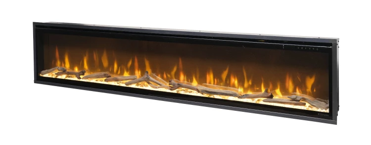 Wkład kominkowy elektryczny DIMPLEX Ignite Evolve 74 z drewnem dryftowym i grysem szklanym (w standardzie)