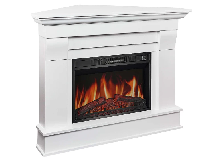 Kominek elektryczny narożny ArtiFlame Albion Corner AF23S biały
