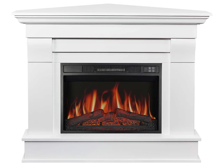 Kominek elektryczny narożny ArtiFlame Albion Corner AF23S biały