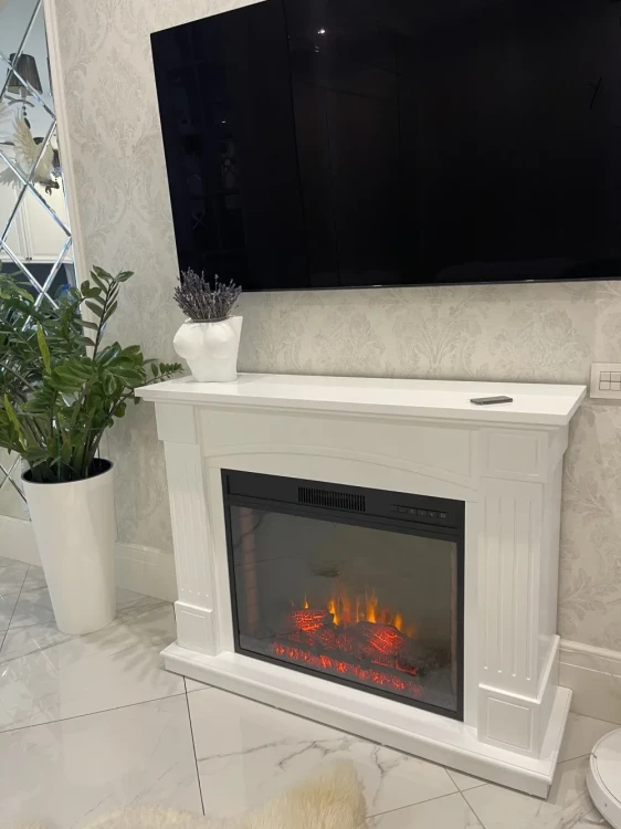 Kominek elektryczny portalowy ArtiFlame Boston AF28S biały