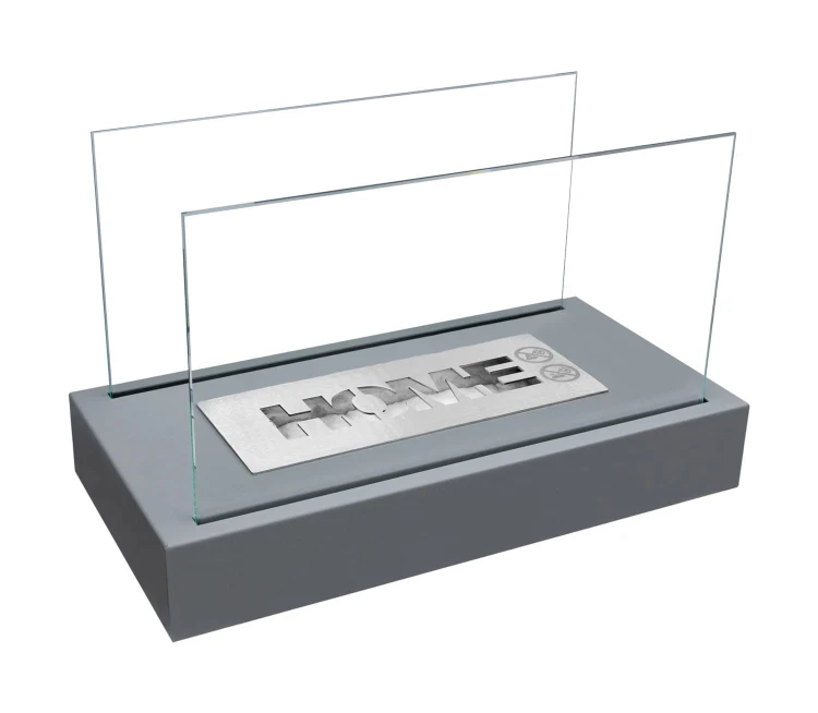 Biokominek stołowy HOME szary