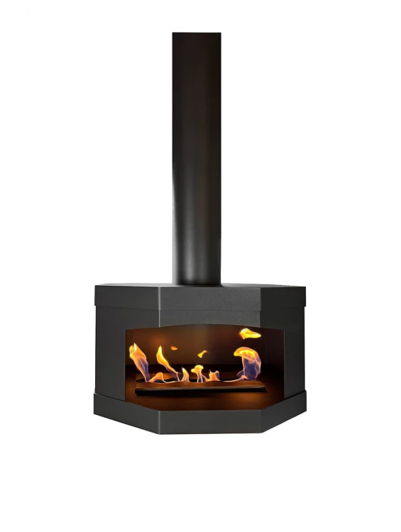 Biokominek sufitowy COCCOLA BLACK TUBE