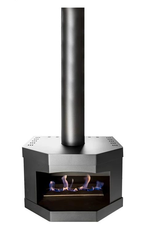 Biokominek sufitowy COCCOLA BLACK TUBE