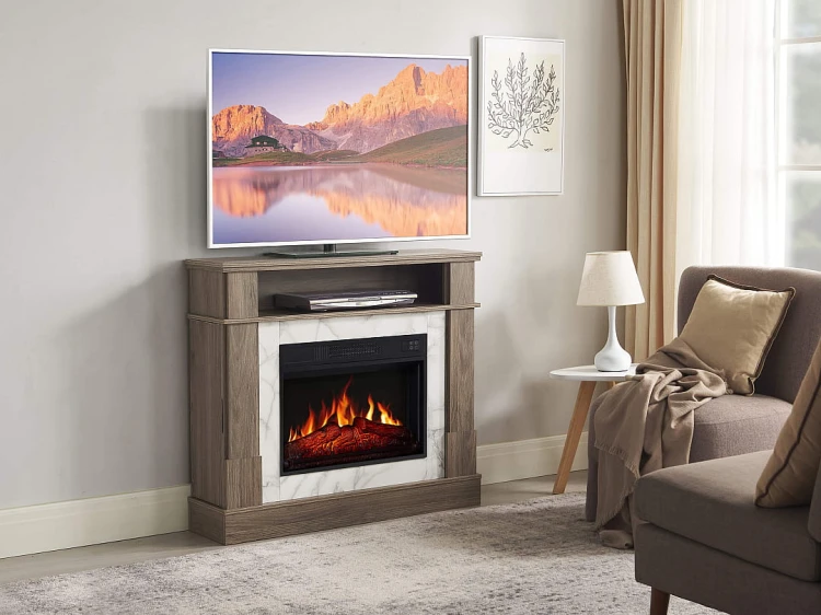 Kominek elektryczny portalowy Artiflame For Living AF23S dąb szary